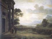 Landscape with Abraham Expelling Hagar (mk17)